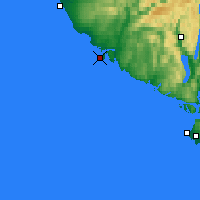 Nächste Vorhersageorte - Eigerøya - Karte