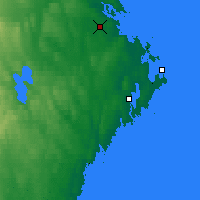 Nächste Vorhersageorte - Skellefteå - Karte