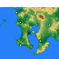 Nächste Vorhersageorte - Kagoshima - Karte