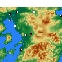 Nächste Vorhersageorte - Mashiki - Karte