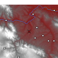 Nächste Vorhersageorte - Linxia - Karte