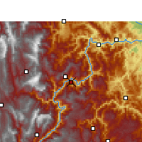 Nächste Vorhersageorte - Yongshan - Karte