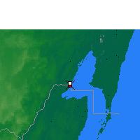 Nächste Vorhersageorte - Chetumal - Karte