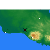 Nächste Vorhersageorte - Cienfuegos - Karte