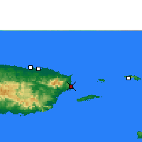 Nächste Vorhersageorte - Ceiba - Karte