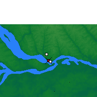 Nächste Vorhersageorte - Manaus - Karte