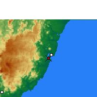 Nächste Vorhersageorte - Vitória - Karte