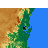 Nächste Vorhersageorte - Joinville - Karte