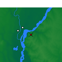 Nächste Vorhersageorte - Paraná - Karte