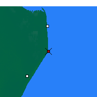 Nächste Vorhersageorte - Punta Medanos - Karte