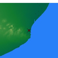 Nächste Vorhersageorte - Mar del Plata - Karte