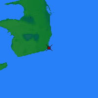 Nächste Vorhersageorte - Punta Delgada - Karte