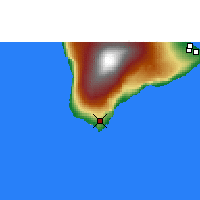 Nächste Vorhersageorte - South Pt/Hawaii - Karte