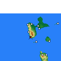 Nächste Vorhersageorte - Basse-Terre - Karte
