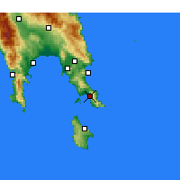 Nächste Vorhersageorte - Neapoli - Karte