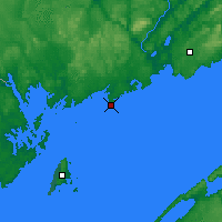 Nächste Vorhersageorte - Welch Cove - Karte