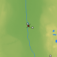 Nächste Vorhersageorte - Moorhead - Karte