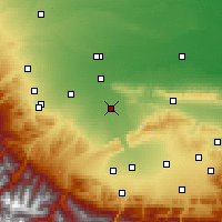 Nächste Vorhersageorte - Terek - Karte