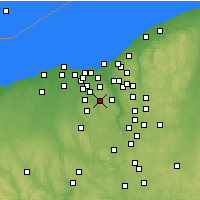 Nächste Vorhersageorte - North Royalton - Karte