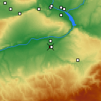 Nächste Vorhersageorte - Hermiston - Karte