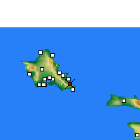 Nächste Vorhersageorte - Waimānalo - Karte