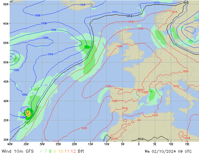 Mi 02.10.2024 09 UTC