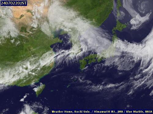 Satellite - East China Sea - Tu, 02 Jul, 14:00 BST