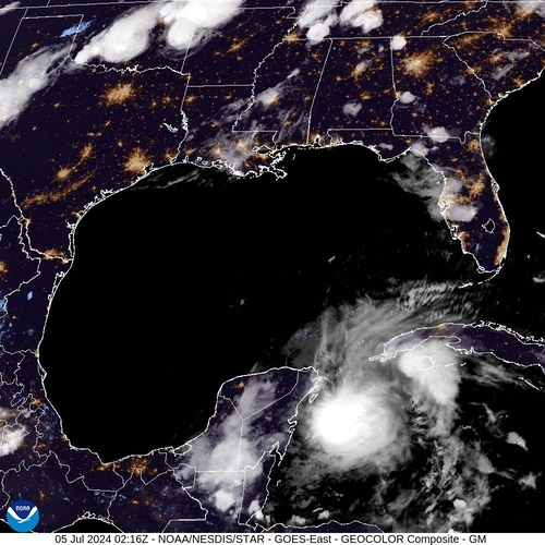 Satellite - Gulf of Mexico - Fr, 05 Jul, 04:16 BST