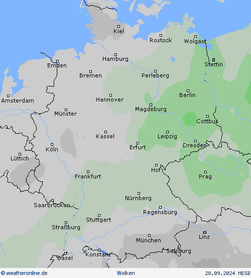 Sonnenscheindauer Vorhersagekarten